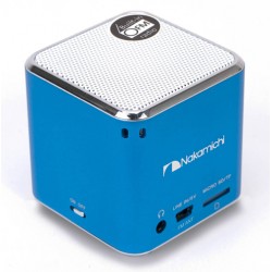 ลำโพงNakamichi my Mini Plus Blue Buit-in Radio FM ลำโพงNakamichi my Mini Plus Blue Buit-in Radio FM