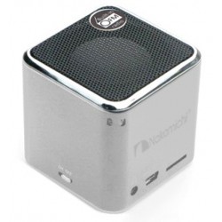 ลำโพง Nakamichi my Mini Plus Silbver Buit-in Radio FM ลำโพง Nakamichi my Mini Plus Silbver Buit-in Radio FM